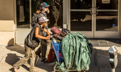 Photo of 2 homeless men