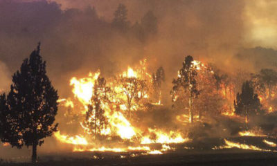 Photo of the Klamathon Fire in Northern California