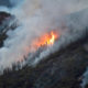 Photo of fire and firefighter in Lakeport, CA