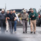 Photo of law enforcement officers near Interstate 35 in Laredo, TX