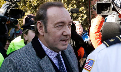 Photo of Kevin Spacey outside of court