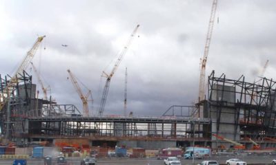 Photo of Raiders Stadium construction