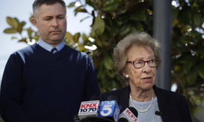 Photo of Eva Schloss, the stepsister of Anne Frank
