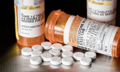 Picture of Oxycodone bottles and pills