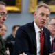 Photo of Joint Chiefs of Staff Chairman Gen. Joseph Dunford, left, Acting Defense Secretary Patrick Shanahan, and Acting Deputy Secretary of Defense David Norquist