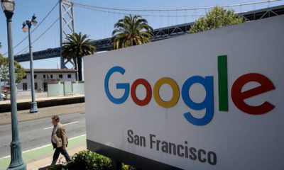 Photo of Google sign near the Bay Bridge in San Francisco, CA