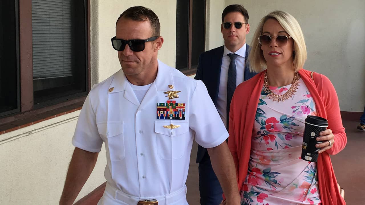 Photo of Edward Gallagher and his wife, Andrea Gallagher