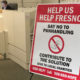 Photo of an anti-panhandling sign