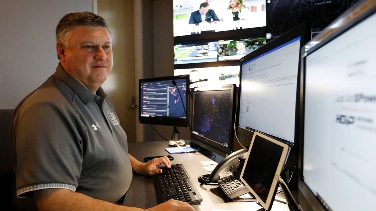 Photo of Paul Hildreth, emergency operations coordinator for the Fulton County School District