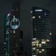 Photo of a bat signal in Mexico City