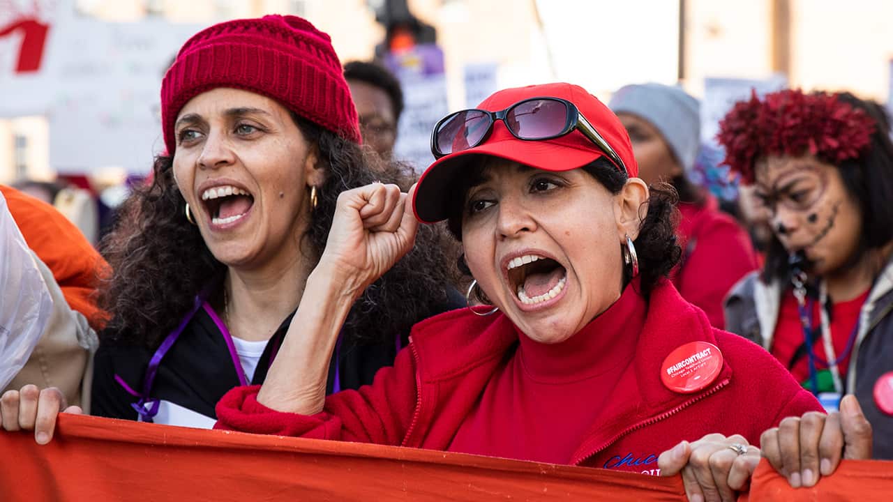 Photo of protestors