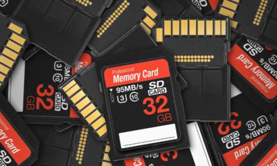 Photo of memory cards