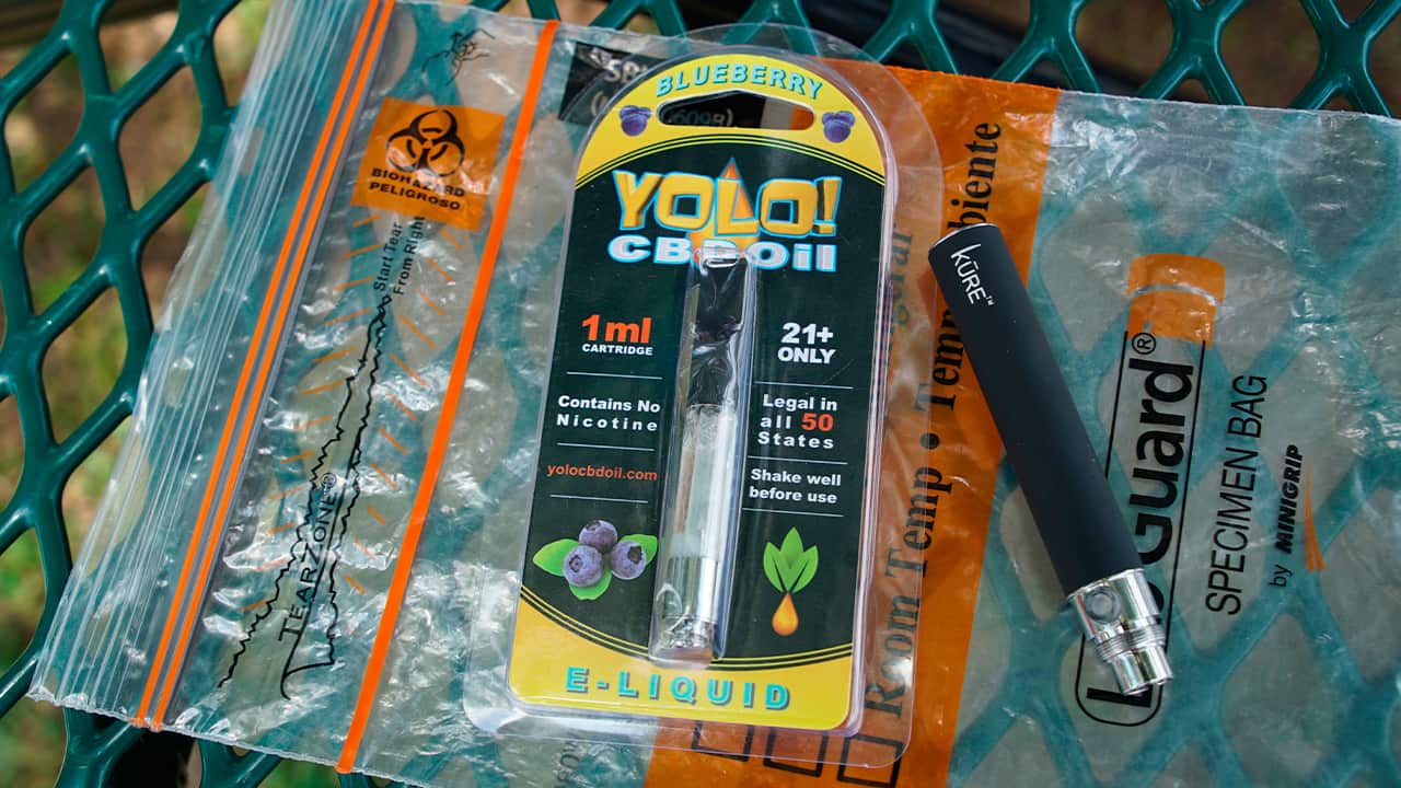 Photo of Yolo! brand CBD vape
