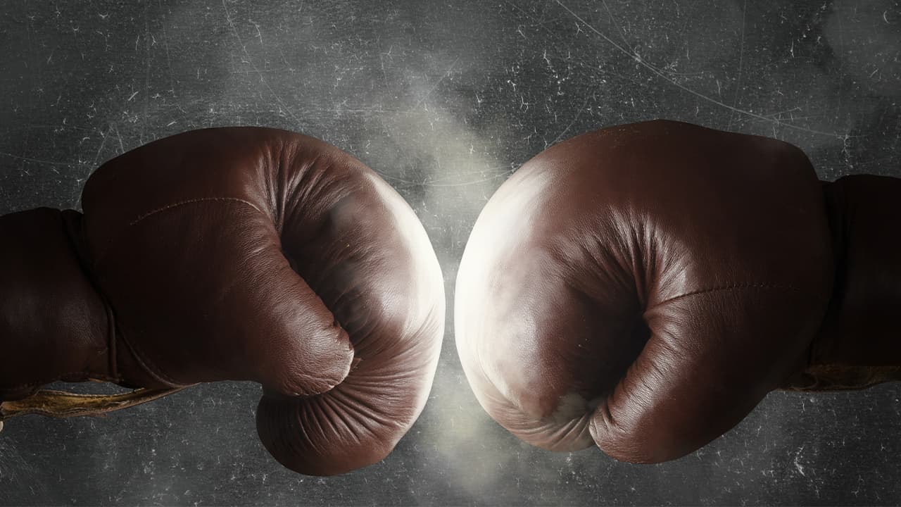 Photo of boxing gloves