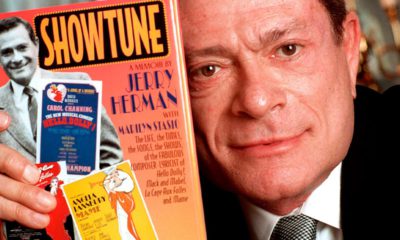 Photo of Jerry Herman with his book, "Showtune"
