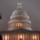 Photo of the U.S. Capitol in Washington is shrouded in mist