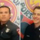 Photo of firefighter Patrick Jones and Capt. Raymond Figueroa