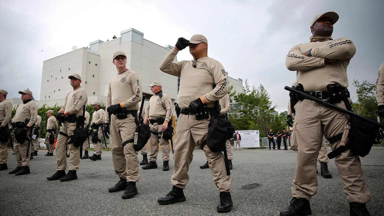 Photo of Troopers with the Florida Highway Patrol Quick Response Force