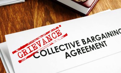 Photo illustration of a grievance document