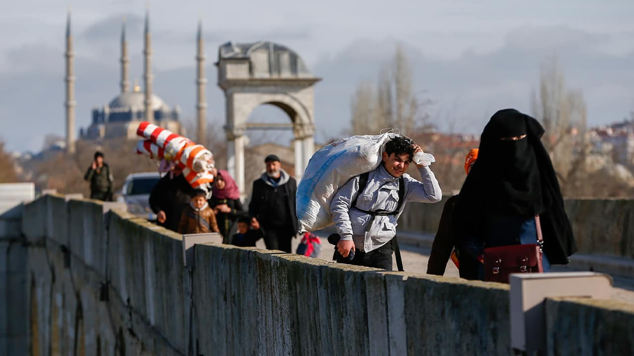 Photo of Turkish migrants