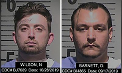 Photo of inmates Noah Wilson and Derek Barnett