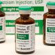 Photo of bottles of the sedative midazolam