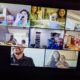 Photo of a Zoom video call