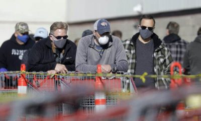 Photo of people wearing masks