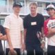 Image of Tony Hawk at other skateboarders shot at an apartment complex in Lemooore, California