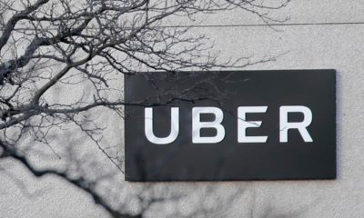 Photo of an Uber sign