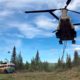 Photo of a CH-47 Chinook helicopter