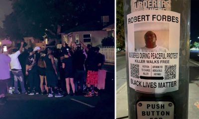 Photo of protests in Bakersfield