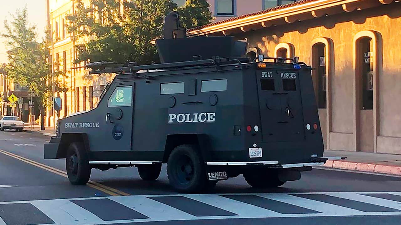 Photo of an armored vehicle